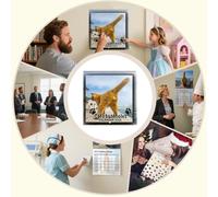 Calendario de pared 2026 y 2026 con temática de gatos, con divertidos momentos y humor de gatos, material de papel, para, escritorio, cocina, sala de estar, escritorio