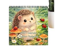 Calendario De Pared 2027 Calendario De Pared Erizo Enero - Diciembre 2027