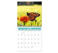 Calendario de Pared 2027 con Mariposas Planificador de agenda con mariposas | Calendario Anual 12 Meses Para Programación, Organización Y Planificación En Casa, Oficina Y Es
