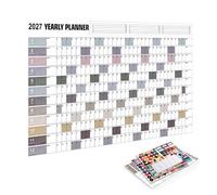 Calendario De Pared 2027 - Planificador Anual Grande De Doble Cara | Calendario De Pared 2027, Planificador Anual | Tablero De Programación De 12 Meses, Páginas De Papel , Para Dormitorios
