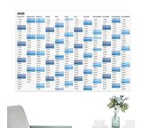 Calendario de pared anual 2025,Calendario de pared 2025 12 meses, póster anual de pared para la agenda anual, Calendario con póster de papel grueso de enero 2025 a diciembre de 2025, planificador