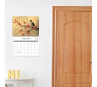 Calendario de pared anual, 2025 Calendario de pared mensual - semanal del planificador - decorativos, organizador de planificador familiar para escuelas, guardería