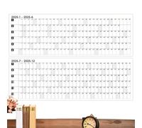 Calendario de pared anual Big Assed 2025,2025 Calendario de pared anual,Calendario de pared anual 365 días 2025 - Organización y planificación, Calendario para todo el año, enero de 2025, diciembre de