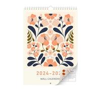 Calendario de pared artístico 2025, Calendario de pared artístico 2025 | Calendario de novedades de arte creativo, calendario estético mensual 2025, calendario de pared de