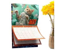 Calendario De Pared Con Gatos 2026 Planificador Enero - Diciembre 2026