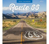 Calendario de pared cuadrado Route 66-2026 Red Robin Publishing