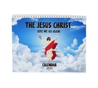Calendario De Pared De Cristo 2025,Calendario Religioso Catolico 2025 - Agenda Motivacional de Cristo Jesús para Hogar Oficina Escritorio,28 x 22 cm