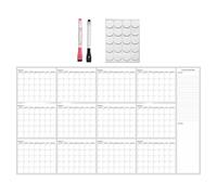 Calendario de Pared de Pizarra Blanca Planificador Reutilizable Gigante en