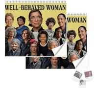 Calendario de pared feminista 2026 - Calendario de empoderamiento "Mujeres bien comportadas", calendario de empoderamiento feminista de 11 x 8.5 pulgadas, decoración del hogar, celebrando los derechos