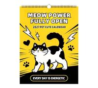 Calendario de pared Gato 2027 Planificador de pared Enero - Diciembre 2027