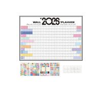 Calendario De Pared - Gran Tabla De Planificación Anual | Planificador De Calendario 2026, Registrador De Rutas, Tablero De Grabación 'autodisciplina De Mural, Callendero En Casa Para