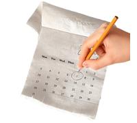 Calendario de pared infantil 2026, planificador textil de 12 meses, calendario presupuestario, Per Viaggi Vacanze E Libero