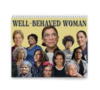 Calendario de pared inspirador 2026 para mujeres, calendario femenino 2026 con buen comportamiento, para decoración de pared del hogar, (estilo A)