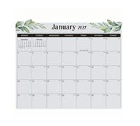 Calendario de Pared Mensual Agenda Magnético Organizador para Planificación y Notas con Rejilla Clara y Título de Mes Grande Inserciones de Meses, style to 1