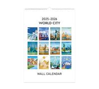 Calendario de pared mensual Tabla de planificación compatible con la planificación Estructura para una fácil gestión de fechas Introducción del ritmo de vida Elementos decorativos que resaltan el
