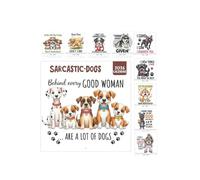 Calendario de pared para perros 2026 | Divertido calendario de pared satírico para lamer perros | Behind Every Good Women Are A Lot Of Dogs Planificador mensual Decoración de pared, calandras de