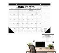 Calendario de pared | Planificador anual para programación y organización visual | Gráfico de planificación de año completo grande y laminado | Cartel de calendario ideal para oficina, hogar, escuela,