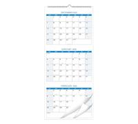 Calendario de pared vertical 2026 - Planificador de pantalla de 3 meses, diciembre de 2025 a enero de 2027, cuadro de calendario grande para colgar | Planificador de calendario para oficina, hogar