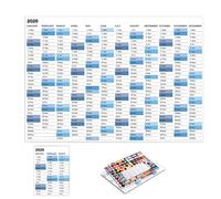 Calendario de pared yearly 2025, 2025 Yearly Wall Planner with Stickers,Thick Paper Poster Calendar from enary 2025 to diciembre 2025, Home Schedule Planner for Organizing and Planning