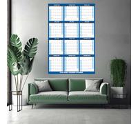Calendario de Pizarra Blanca 2026 - Planificador Anual De Gran Tamaño 81 X 122 Cm,Calendario Borrable de Uso Horizontal y Vertical para Organización Fácil,para Hogar y Aula