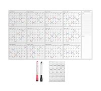 Calendario De Pizarra Blanca Planificador Anual Gigante Reutilizable En