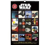 Calendario de póster de gran tamaño de Star Wars: Moving at Lightspeed 2025