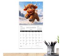 Calendario De s 2027 Regalo 12 Meses 2027 Retro Vintage