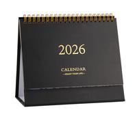 Calendario De Sobremesa 2025-2026 - Calendario De Julio De 2025 a Diciembre De 2026, 18 Meses, Año Escolar, Calendario Mensual Flip Con Planificador Mensual, Ideal Para Oficina Y Hogar
