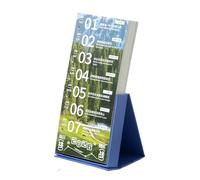 Calendario de Tiras Para Arrancar, Decoraciones Para Agenda, con Base Magnética y Tema de Desafío, para el Hogar la Oficina el Dormitorio la Sala