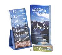 Calendario de Tiras Para Arrancar,Planificador Semanal Motivacional - con Base Magnética y Tema de Desafío | Para Casa Oficina Escuela Taller