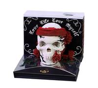 Calendario de tirón - Bloc 3D de calavera Halloween calendario planificación, organización agenda, decoración de escritorio para habitación compartida apartamento