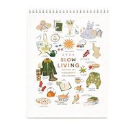 Calendario de Vida Lenta 2026, Calendario ilustrado con lista de actividades mensuales, Planificador de Arte con Estilo Rural, Decoración de pared para el hogar (1PC)