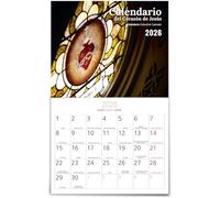 Calendario del Corazón de Jesús 2026 - Pared con faldillas (Calendarios de pared)