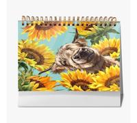 Calendario del delfín mular común 2026, calendarios de escritorio para agricultores