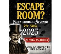 Calendario dell'Avvento Escape Room per Adulti: Raccogli prove, segui gli indizi e incastra il colpevole prima di Natale. Un gioco interattivo da vivere in famiglia, in coppia o con gli amici