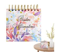 Calendario diario de afirmación - Calendario de escritorio motivacional | de positivo | perpetuo de 365 días - Citas inspiradoras para el aprendizaje en la oficina y en el dominio