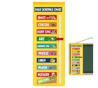 Calendario diario de bolsillo, calendario visual para niños, herramienta educativa de gestión de organización de aprendizaje de rutina, para guardería preescolar, educación especial, jardín de