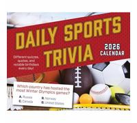 Calendario diario de escritorio de trivia deportiva 2026