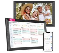 Calendario digital de 10.1 pulgadas, 64 GB, calendario electrónico para compartir en familia, calendario interactivo de escritorio, calendarios inteligentes, pantalla táctil para hacer tareas