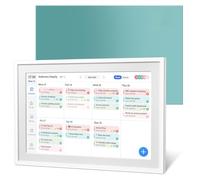 Calendario digital de 10.1 pulgadas, calendarios inteligentes electrónicos y tabla de tareas con sincronización de pantalla táctil interactiva con teléfono por aplicación, para planificador familiar
