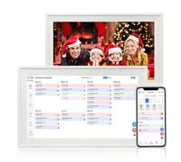 Calendario digital de 15.6 pulgadas, pantalla táctil IPS HD de 1920 x 1080, calendario electrónico de pared 2026 y tabla de tareas, para horarios familiares con tabla de tareas, planificador de