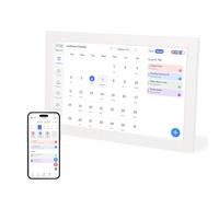 Calendario Digital Inteligente, 15,6 pulgadas Calendario electrónico y tabla de tareas domésticas, con 32 GB de almacenamiento, sincronización de horarios y compartir momentos a través de la aplicació