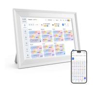 Calendario digital inteligente de 10.1 pulgadas, pantalla táctil interactiva, pantalla HD, organizador familiar de montaje en pared con tabla de tareas, listas de tareas y sincronización de