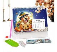 Calendario Escritorio 2027 Planificador de pintura de diamantes de