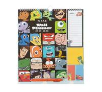 Calendario pared 2025 2026 Disney Pixar - Organizador semanal Familiar : Planificador mensual 2025 2026 | Incluye Pegatinas, Notas Adhesivas y Cuelga Fácil [16 MESES]