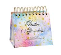 Calendario ideal de afirmación diaria: afirmaciones inspiradoras para el éxito, calendario de atención plena | Citas motivacionales de excelente calidad para el amor propio, la gratitud y