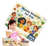 Calendario Infantil 2026 | Calendario Interactivo De Ahorros | Organizador Didáctico Interactivo para Habitación Escuela y Salón