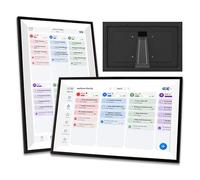 Calendario inteligente WiFi 3 en 1, calendario digital de 15.6 pulgadas, pantalla táctil interactiva Full HD 1080P, memoria de 32 GB, rotación automática, planificador de pared familiar 2026