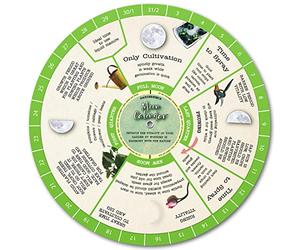 Calendario lunar de jardinería, calendario de ciclo lunar perpetuo para jardineros, almanaque de agricultores, determina los tiempos óptimos para actividades de jardinería. Calendario biodinámico,