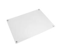 Calendario magnético acrílico reutilizable de borrado en seco, pizarra blanca para nevera con 6 marcadores de 15.7 x 11.8 pulgadas, elegante planificador para la familia